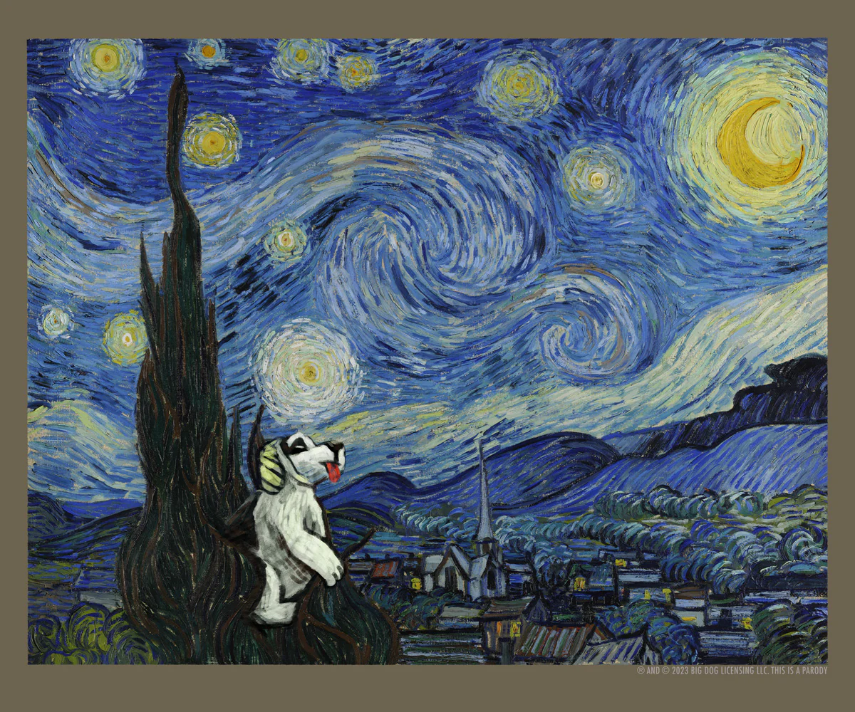 Van Dogh Starry Night T-Shirt - Image 2