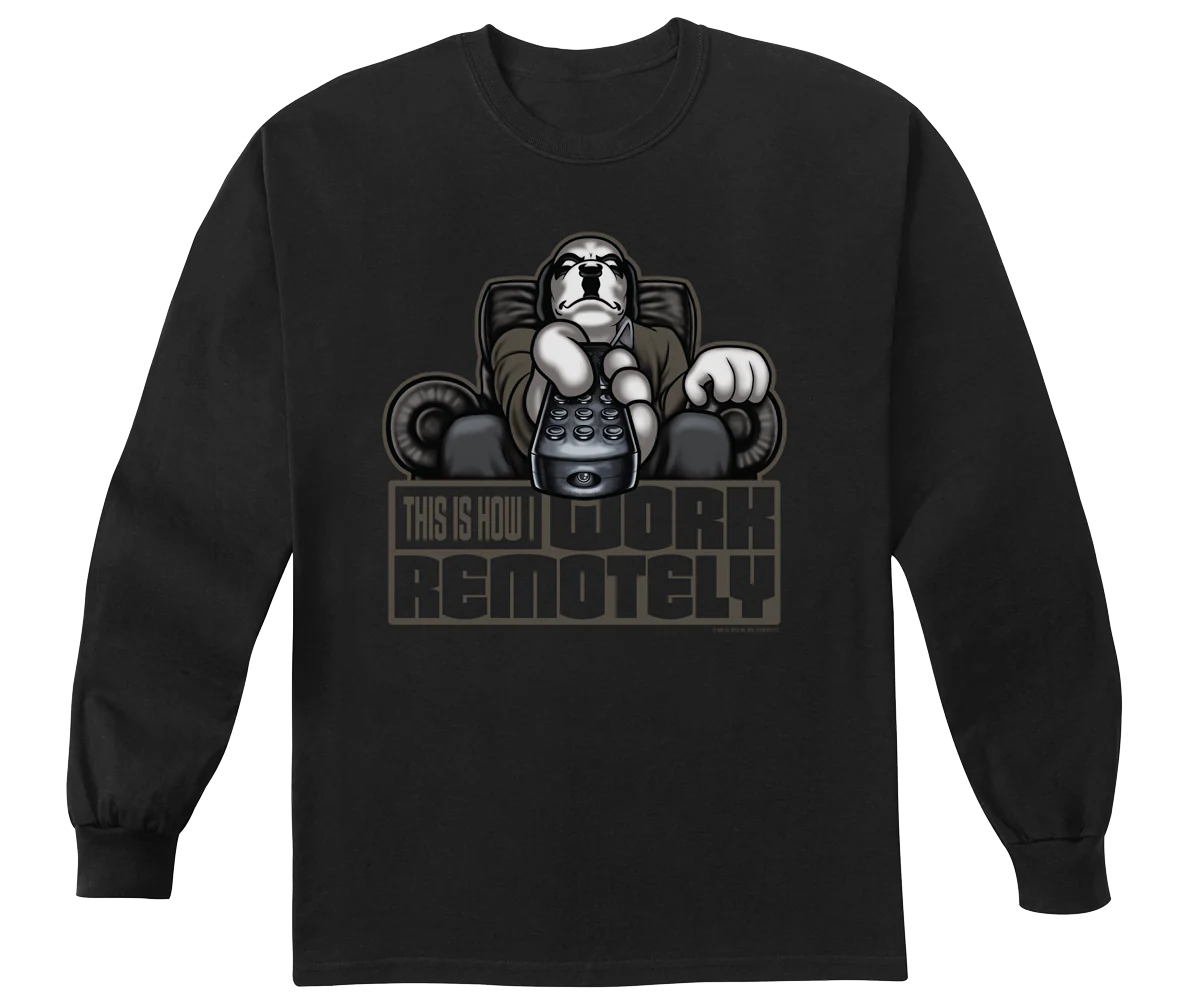 Work Remotely Long Sleeve T-shirt