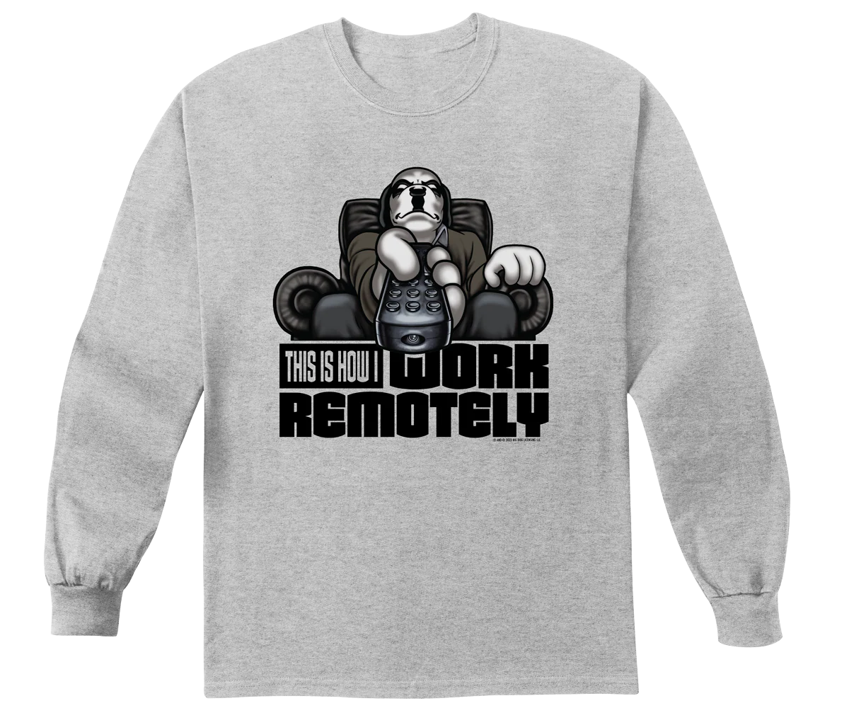 Work Remotely Long Sleeve T-shirt