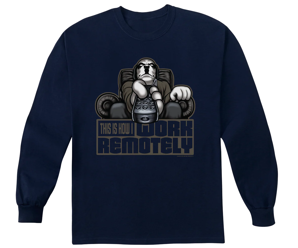 Work Remotely Long Sleeve T-shirt