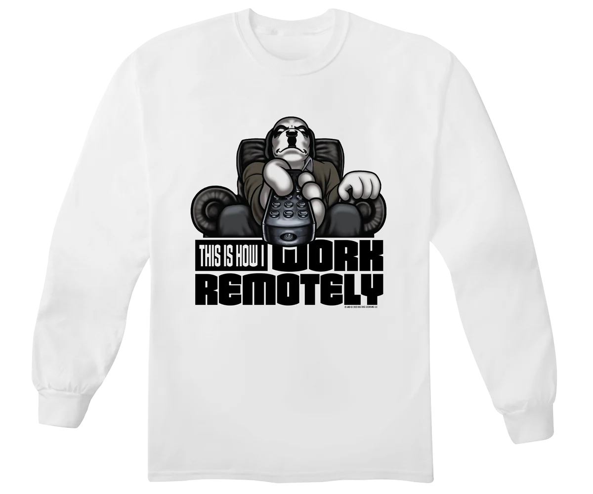 Work Remotely Long Sleeve T-shirt