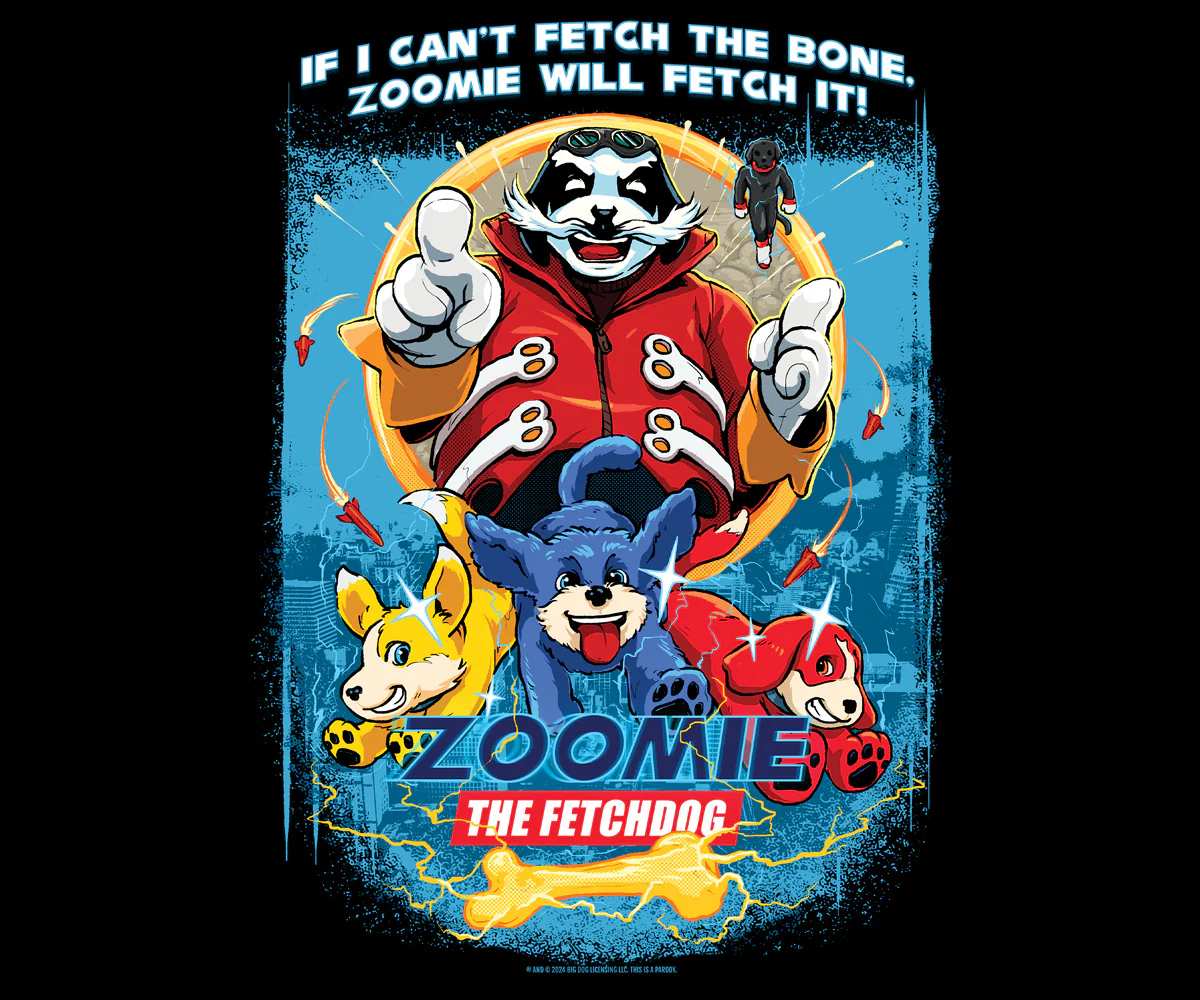 Zoomie The Fetchdog T-shirt - Image 2