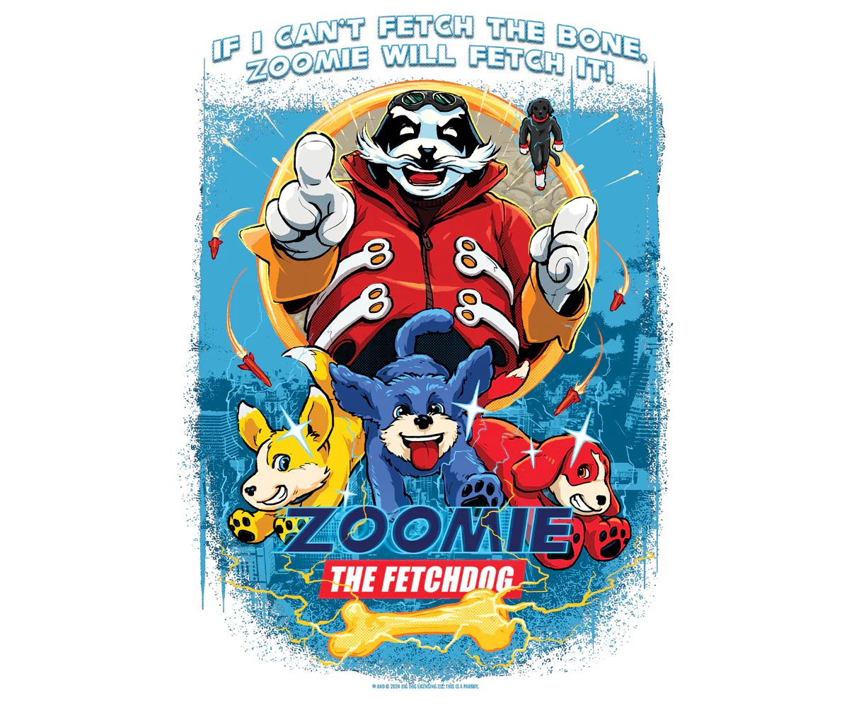 Zoomie The Fetchdog T-shirt - Image 2