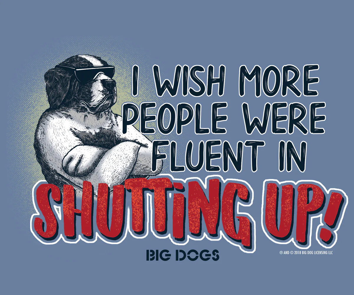 Fluent In Shutting Up T-Shirt - Image 2