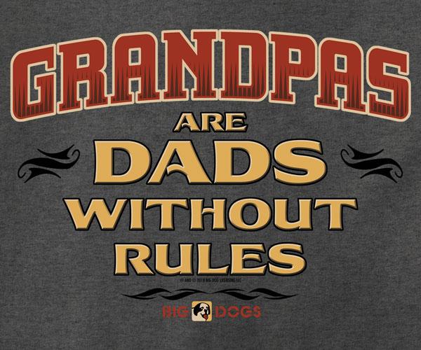 Grandpa Rules (fr) T-Shirt - Image 2