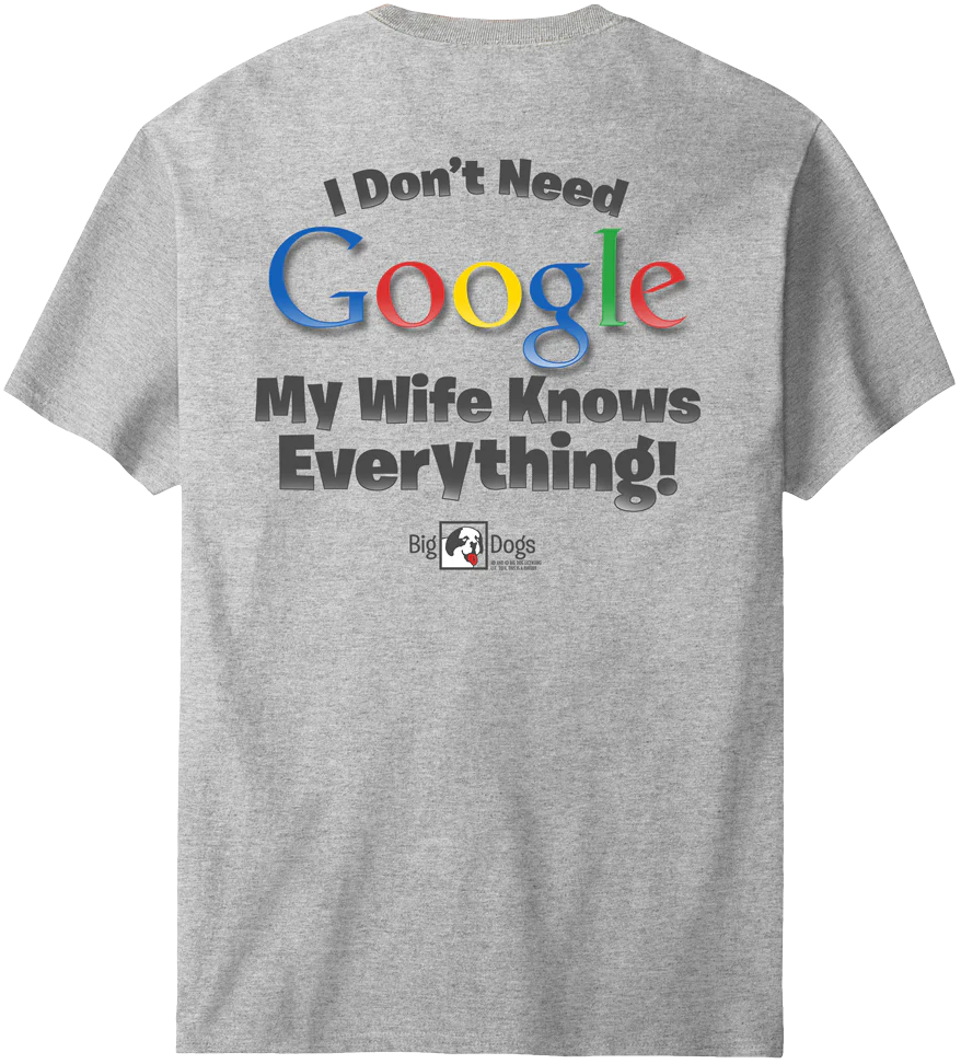 I Do Not Need Google T-Shirt