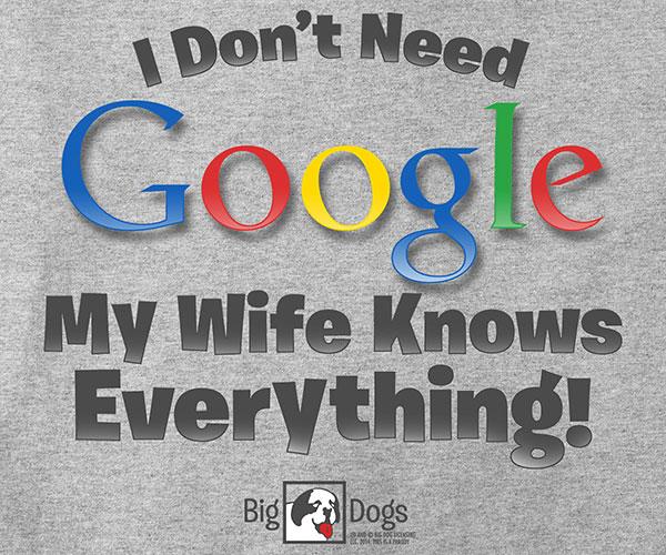 I Do Not Need Google T-Shirt - Image 2