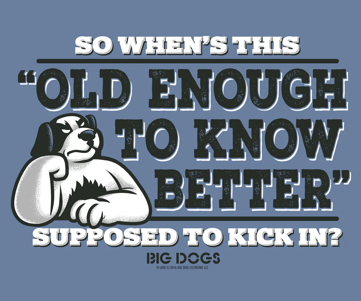 Old Enough To Know Better T-Shirt - Image 2