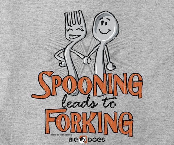 Spooning Leads To Forking T-Shirt - Image 2