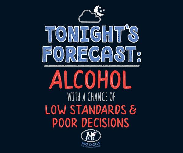 Tonights Forecast T-Shirt - Image 2